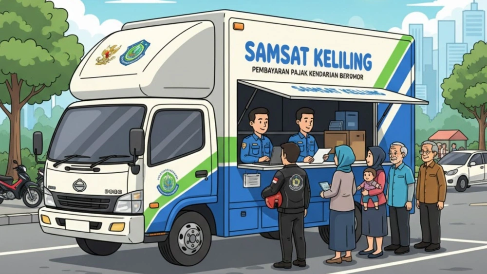 Layanan Samsat Keliling Jadetabek Senin 10 November 2025, Catat Lokasinya