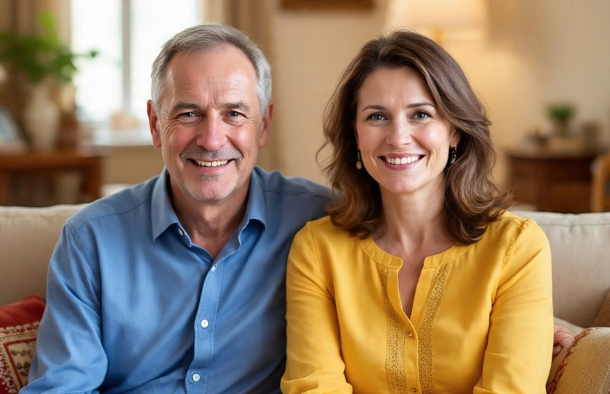 Ilustrasi seorang wanita Latvia sedang menyewa suami untuk mengerjakan urusan rumah tangga [Meta AI]