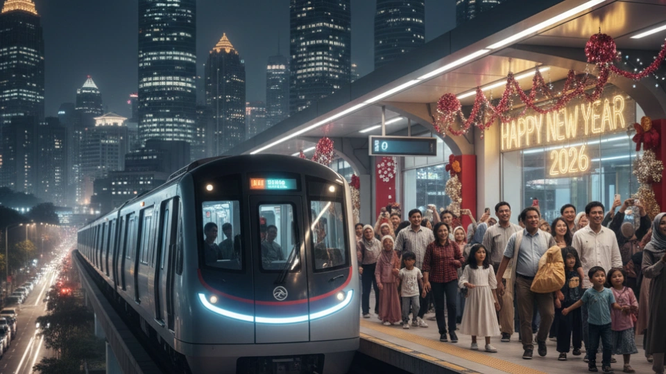 Ilustrasi Tahun Baru (Gemini AI)