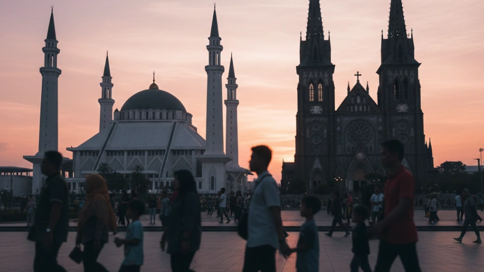 Ilustrasi Toleransi Beragama (Gemini AI)