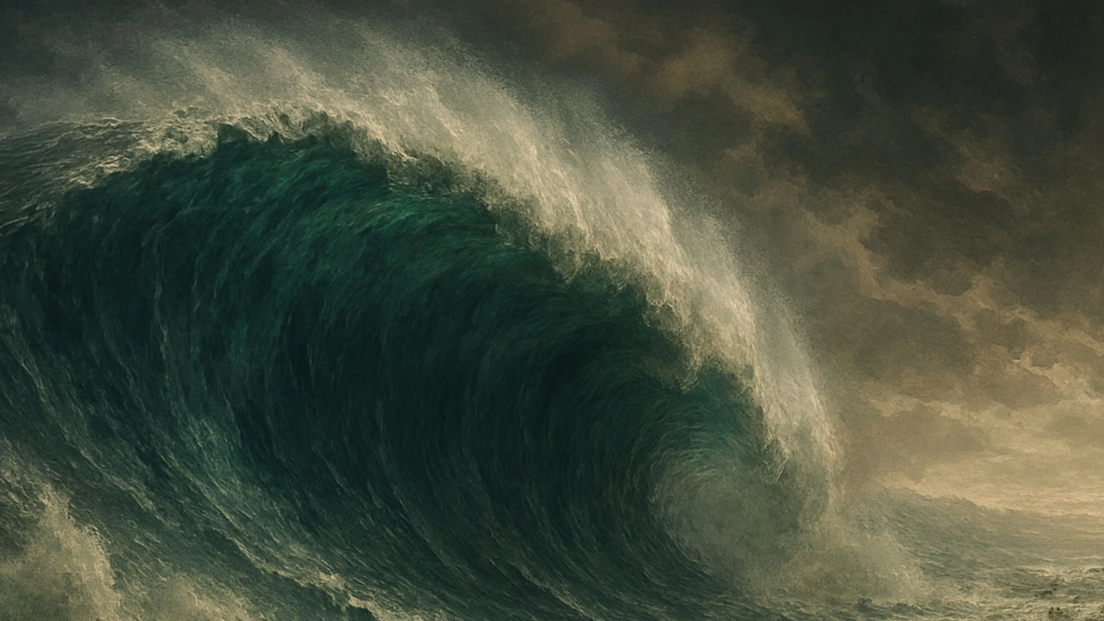 Tsunami Dahsyat Secara Mengejutkan Tertangkap Satelit NASA, di Mana Lokasinya?