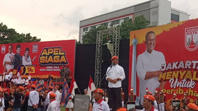 Anies Baswedan Hadiri Kampanye Pramono Anung-Rano Karno