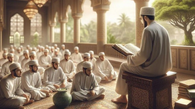 Ilustrasi khutbah jumat. [Pinterest]