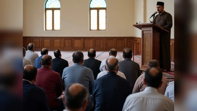 Ilustrasi khutbah Jumat. [Berita Meta AI/FT]