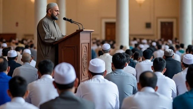 Ilustrasi khutbah Jumat. [Berita Meta AI/FT]