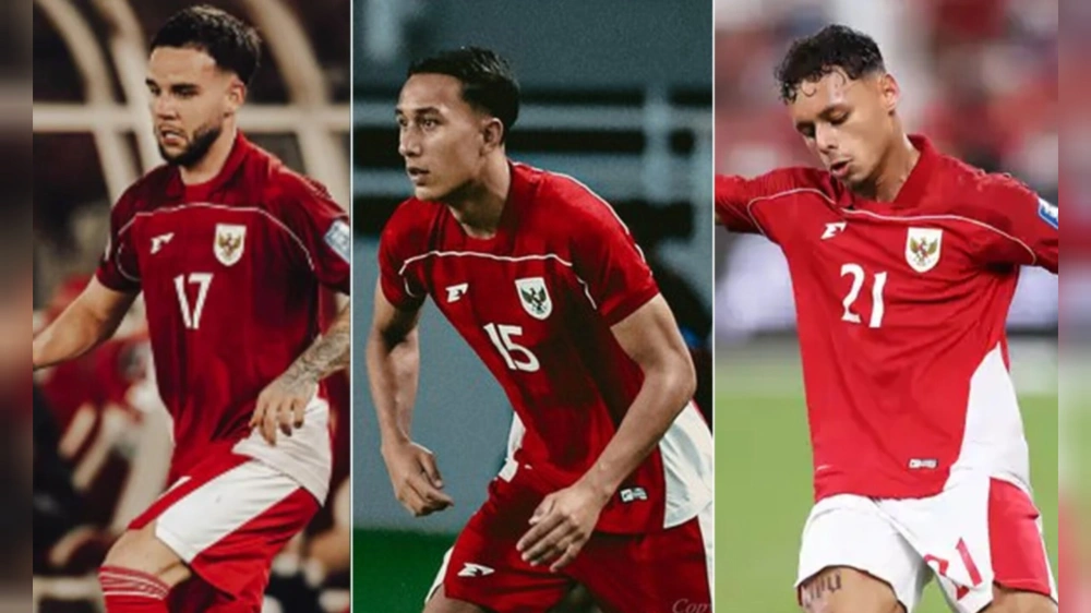 Tiga pemain Timnas Indonesia. [Instagram]