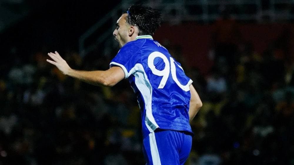 Andrew Jung, pencetak gol pertama Persib. [Instagram/@persib]