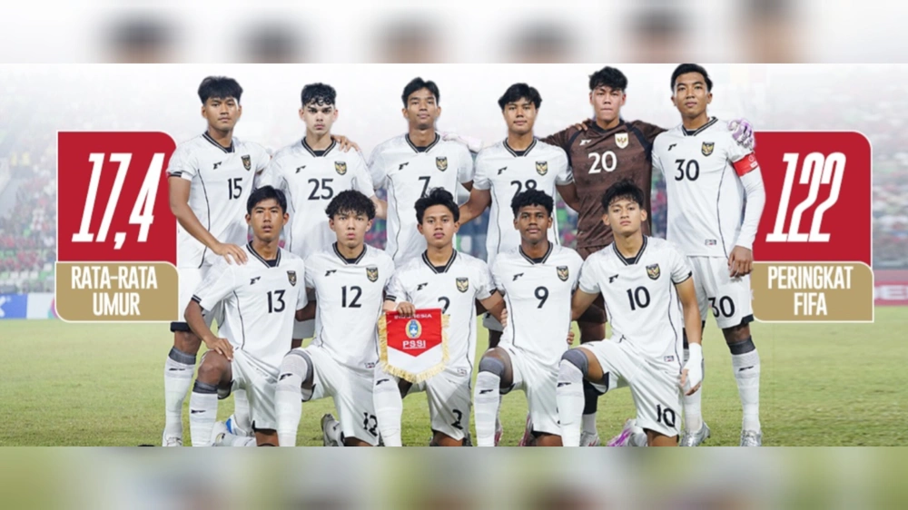 Skuad Timnas Indonesia U-17. [Instagram/@timnasindonesia]