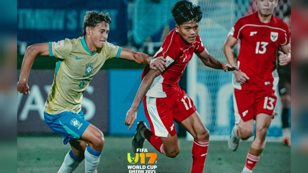 Timnas Indonesia U-17 vs Brasil. [Instagram/@timnasindonesia]