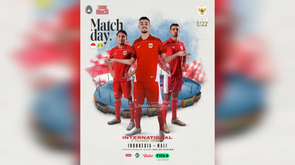 Timnas Indonesia U-23 vs Mali. [Instagram/@timnasindonesia]