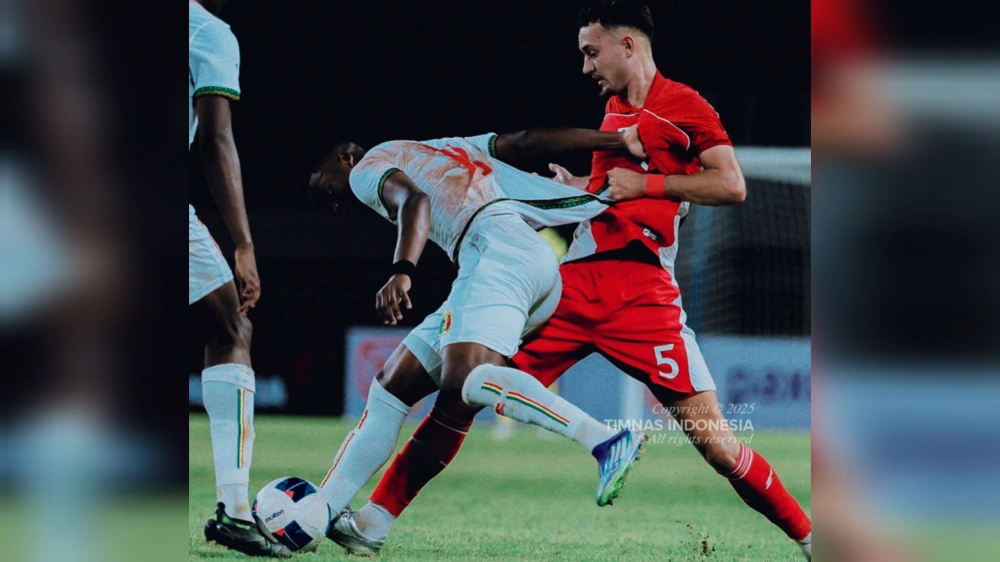 Timnas Indonesia U-22 vs Mali. [Instagram/@timnasindonesia]