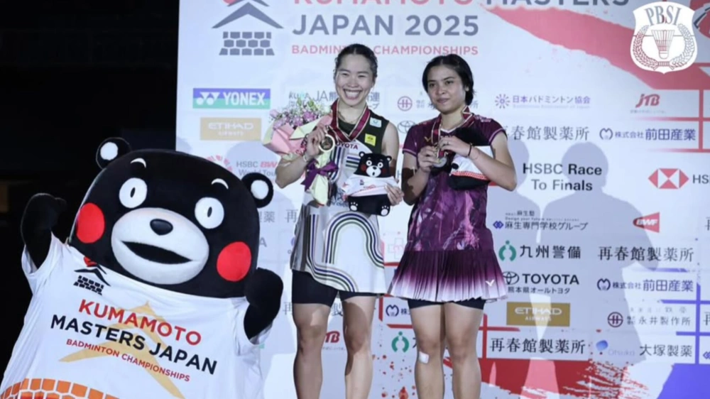 Gregoria Mariska Tunjung finish runner-up. [Instagram/@PBSI]