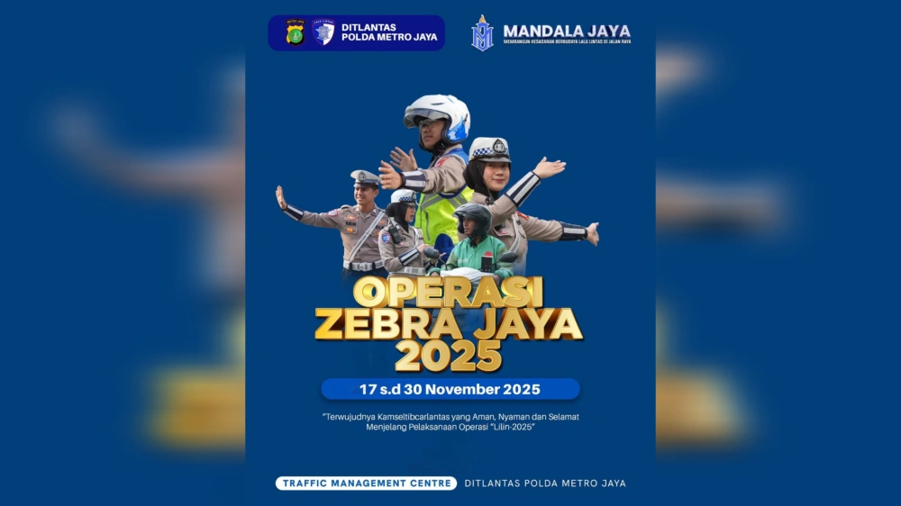 Operasi Zebra 2025 dimulai. [Instagram/@tmcpoldametrojaya]