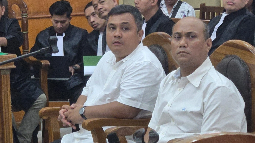 Terdakwa Topan Ginting dan Rasuli. [Dok. Pribadi]