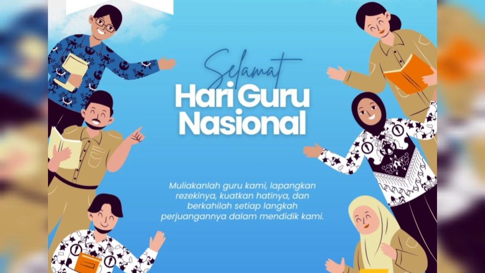 Hari Guru Nasional. [Instagram]