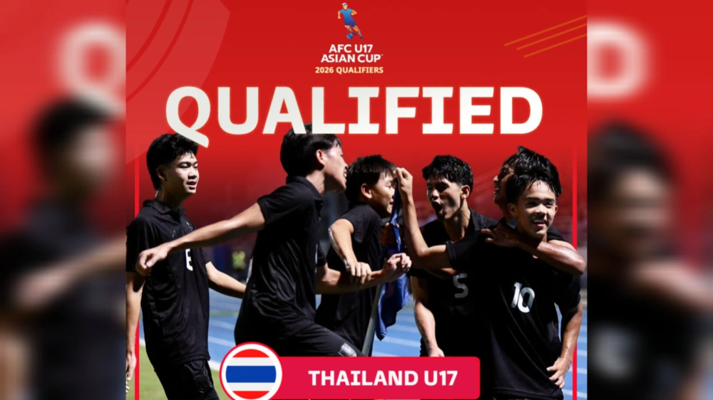 Timnas Thailand U-17. [Instagram]