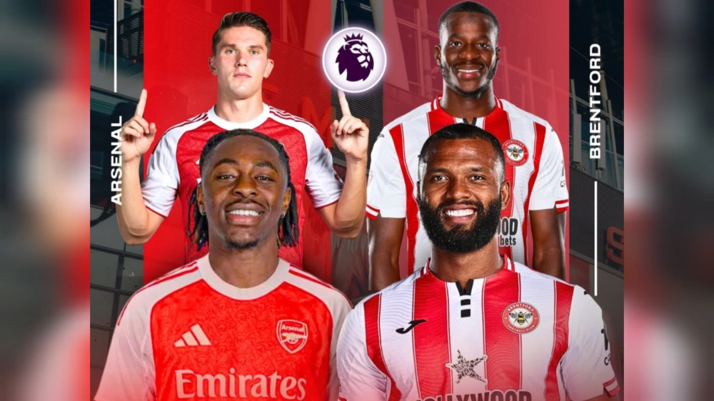 Arsenal vs Brenford. [Instagram]