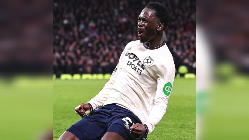 Magassa, pencetak gol West Ham. [Instagram]