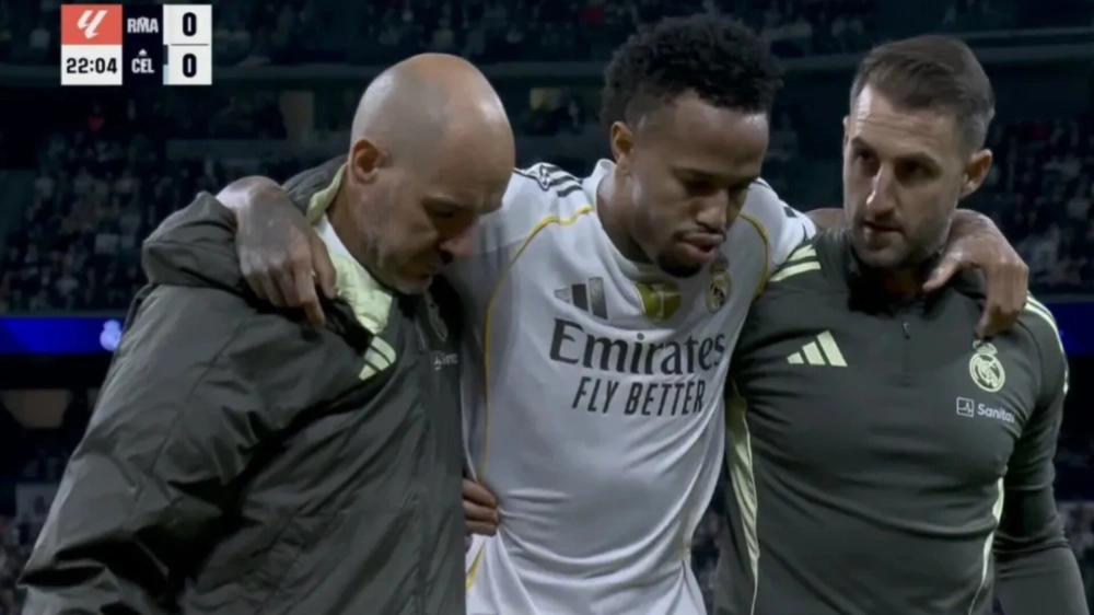 Eder Militao cedera. [Instagram]