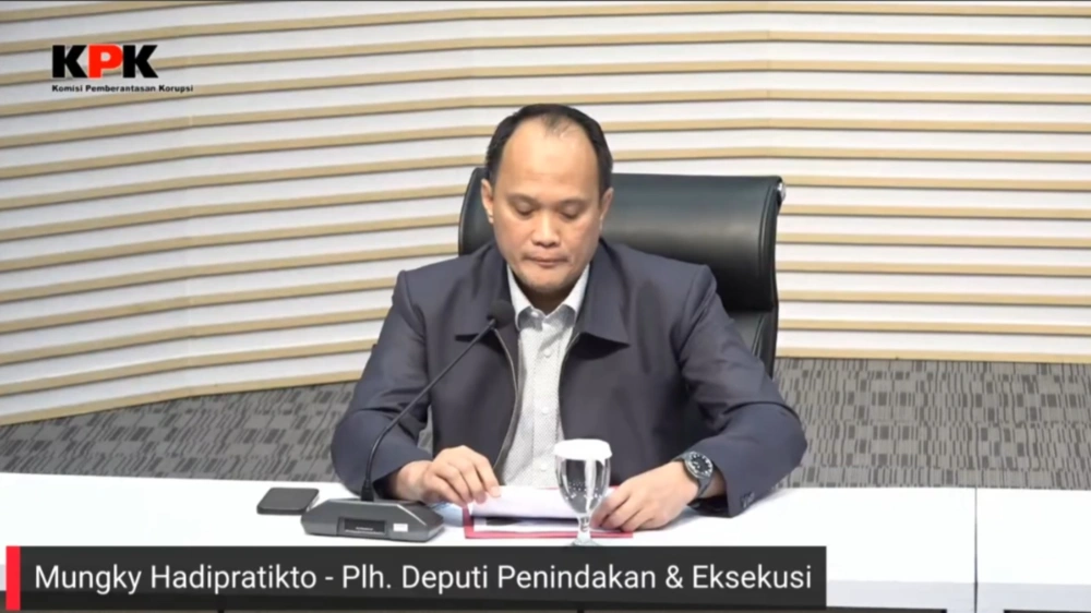 Plh Deputi Penindakan dan Eksekusi KPK, Mungki Hadipratikto. [Youtube KPK]