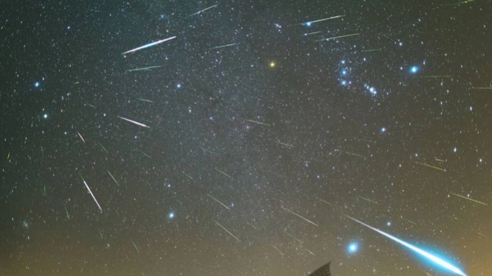 hujan meteor geminid. [Instagram]