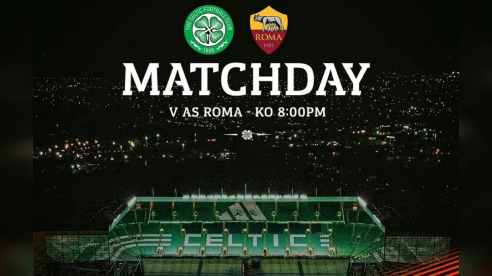 Celtic vs AS Roma. [Instagram]