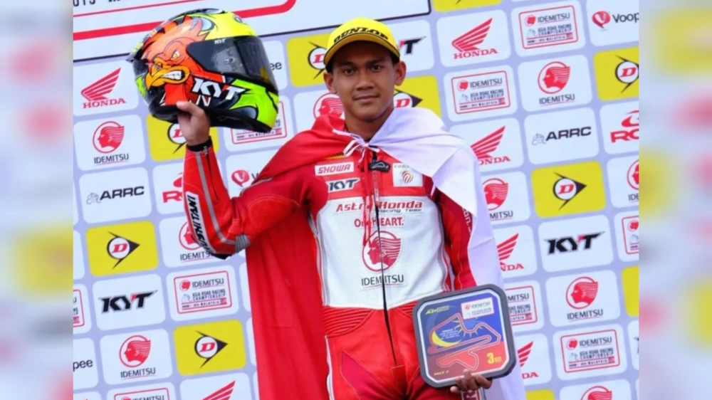 Pembalap Awhin Sanjaya meninggal dunia. [Instagram]