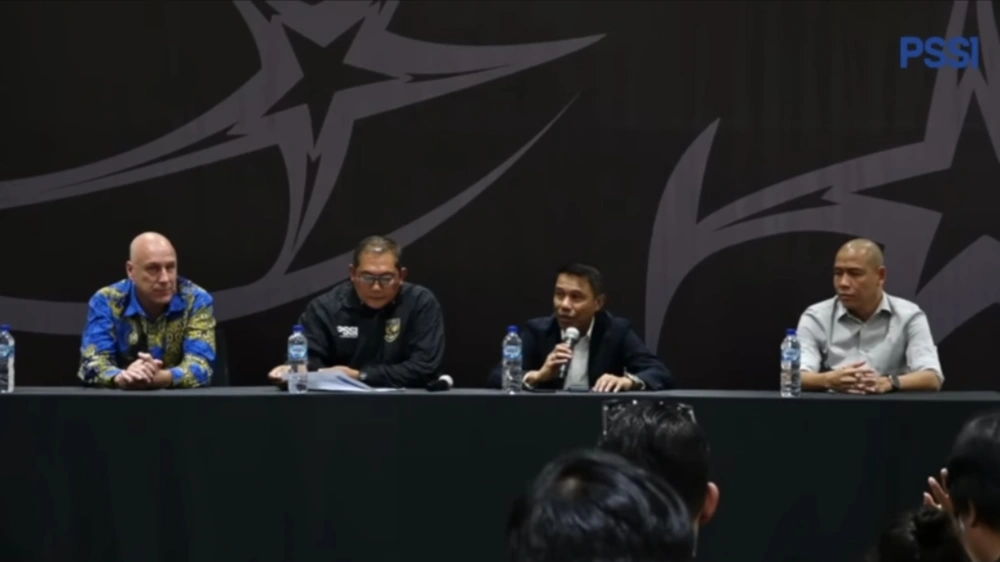 Konfrensi pers PSSI. [YouTube PSSI TV]