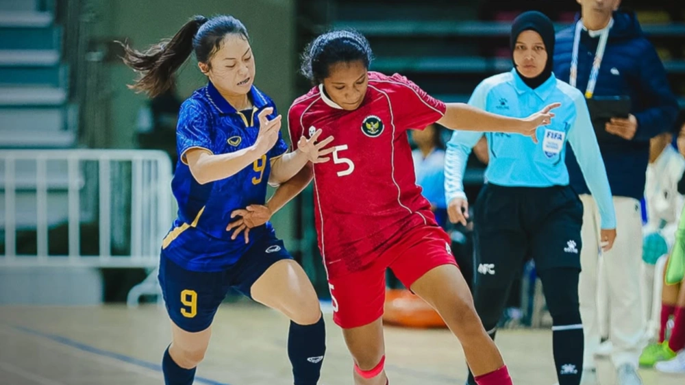 Timnas Futsal Putri Indonesia vs Thailand. [Instagram/@timnasfutsal]