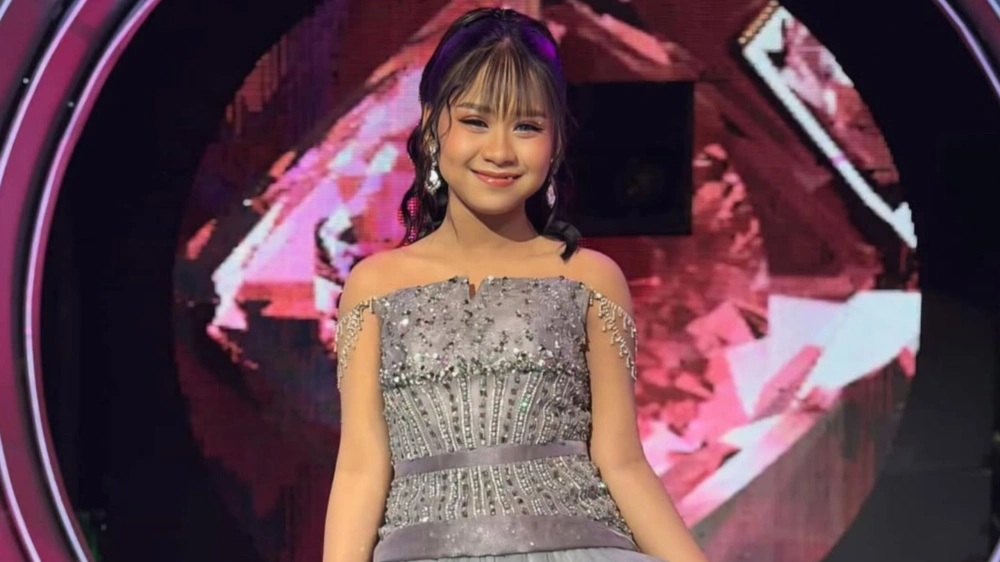 April juara 3 DA7. [Instagram]