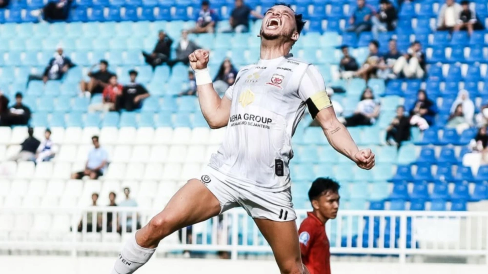 Lulinha cetak gol. [Instagram]