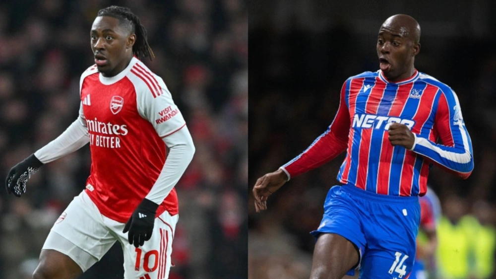 Pemain Arsenal dan Crystal Palace. [Instagram]