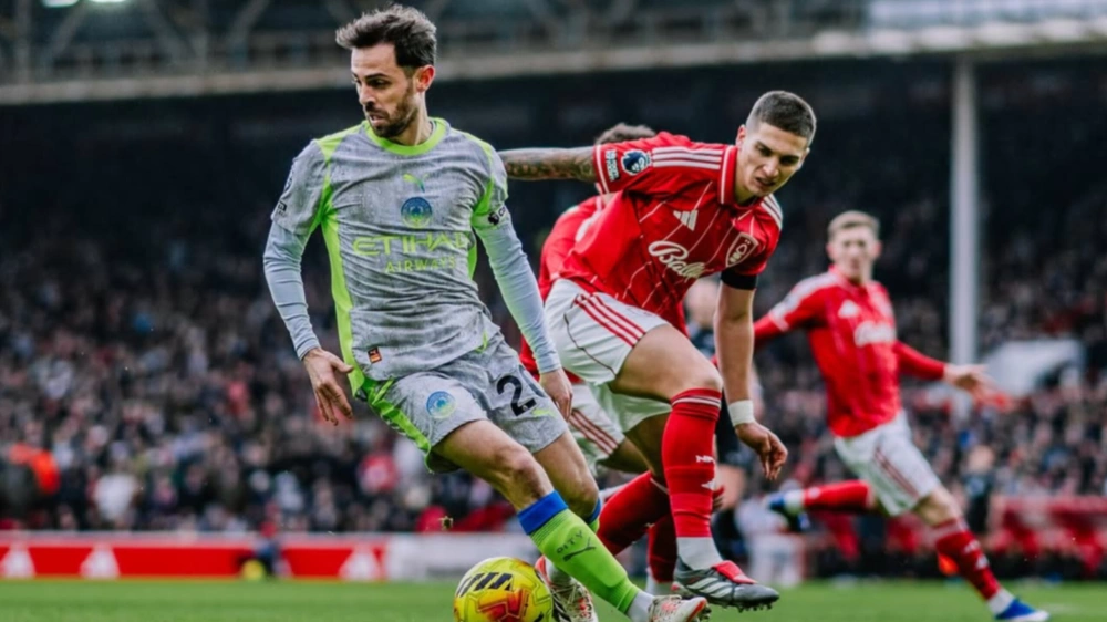 Nottingham Forest vs Man City. [Instagram/@mancity]