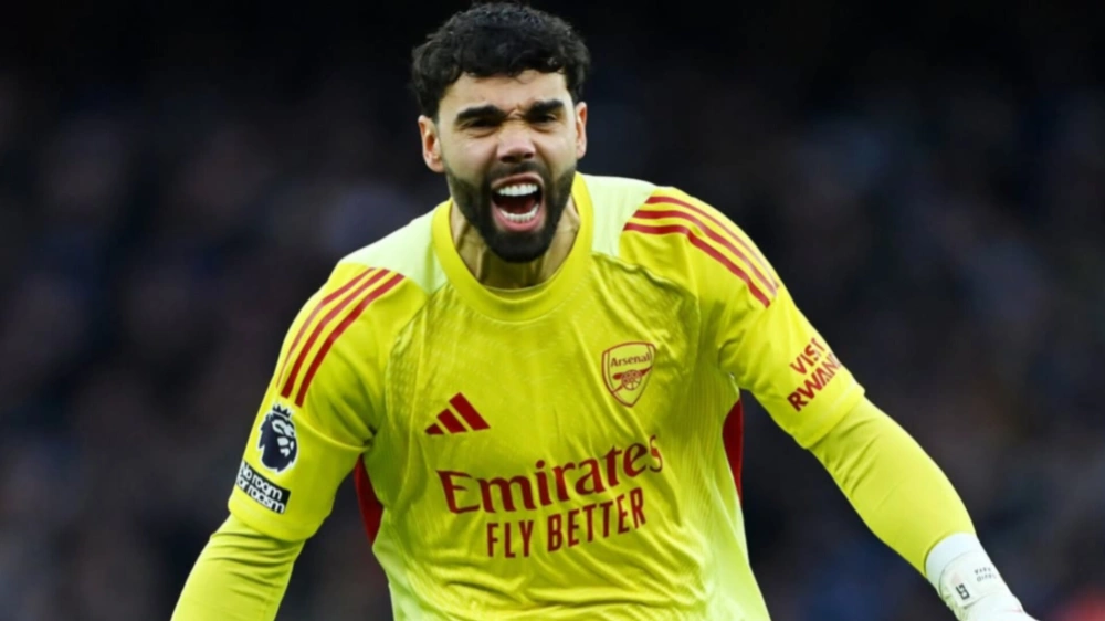 Tembok Arsenal, David Raya. [Instagram]