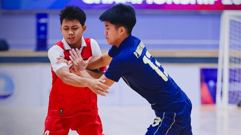 Timnas Futsal Indonesia U-16 vs Thailand. [Instagram/@timnasfutsal]