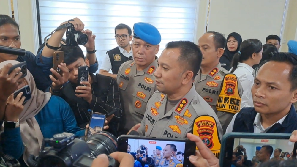 Kapolrestabes Medan. [FT News/Reza D Syahputra]