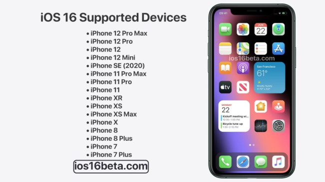 Apple Umumkan iOS 16 Hadir di iPhone 8