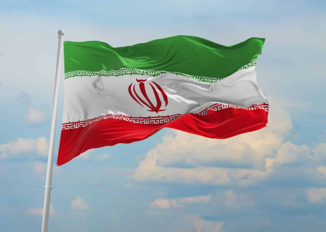 Bendera Iran. (X @iranmilitari_ir)
