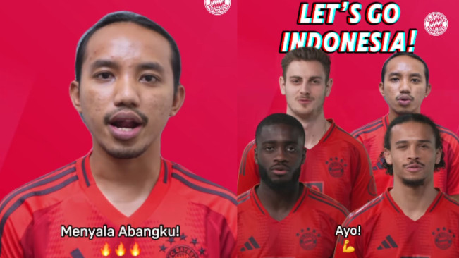 Netizen Heboh Irfan Ghafur Nyempil di Video Dukungan Bayern Munchen untuk Timnas Indonesia