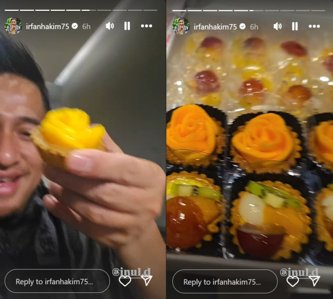 Paket dari Inul Daratista untuk Irfan Hakim. (Instagram)