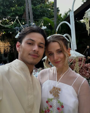 Jade Keller dan Andhika Daguise. (Instagram @itsmagicaljade)