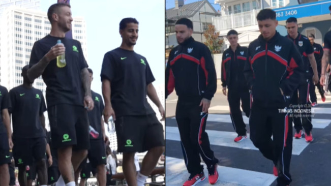 Head to Head: Keren Mana Pemain Australia Vs Indonesia saat Jalan-Jalan Pagi Sebelum Laga?