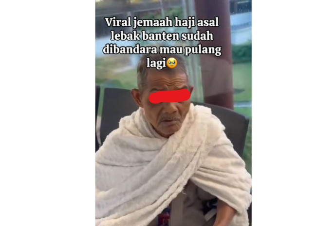 Calon jemaah haji 2025 gagal berangkat. (TikTok)