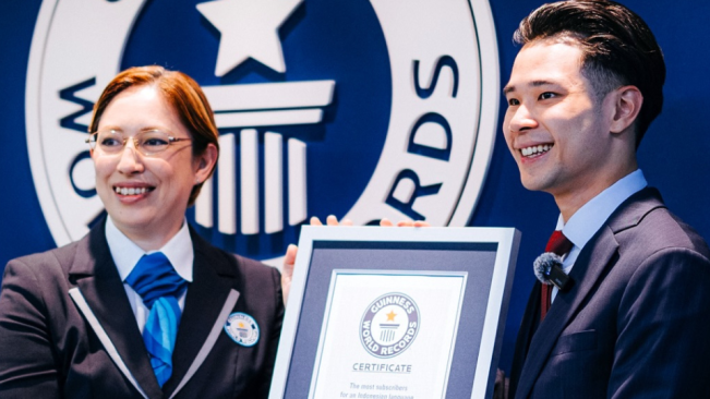 Berkat Kerja Keras dan Dukungan Keluarga, Jess No Limit Ukir Sejarah di Guinness World Records
