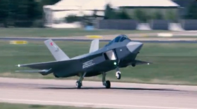 Jet tempur Turki KAAN. (Twitter @RTErdogan)