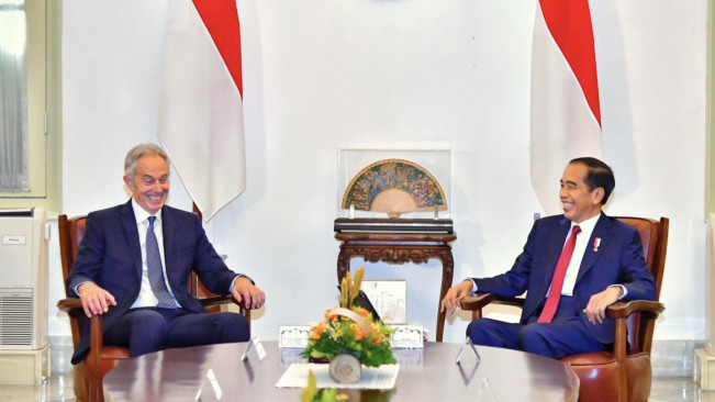 Tony Blair Temui Presiden Jokowi, Bahas Investasi di IKN