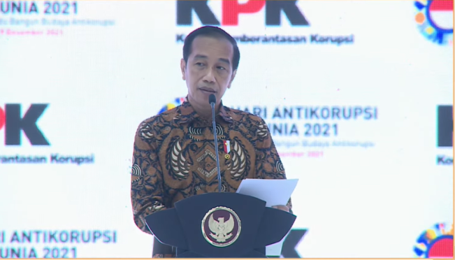 Indeks Persepsi Korupsi Indonesia Rangking 102, Jokowi: Perlu Kerja Keras untuk Perbaiki