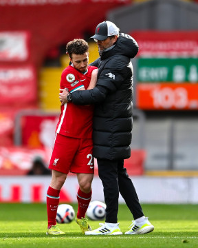 Jurgen Klop dan Diogo Jota. (instagram @kloppo)