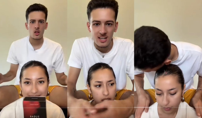 Justin Hubner dan Jennifer Coppen. (TikTok)