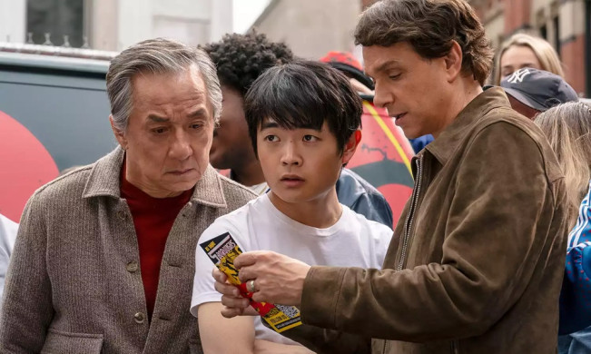 Tiga karakter utama Karate Kid: Legends. (sony pictures)